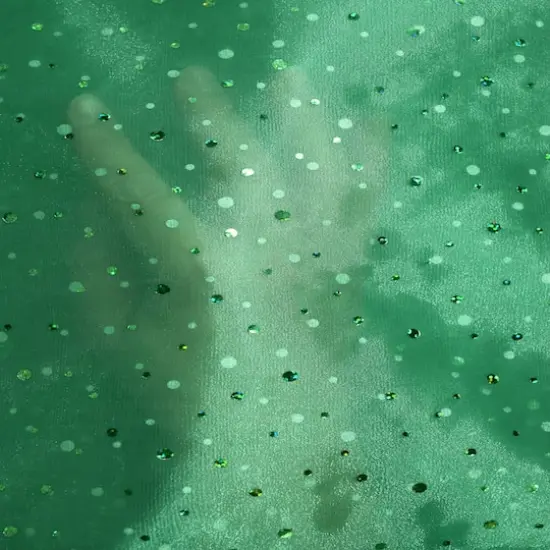 Feldman Green Dots Organza {4}