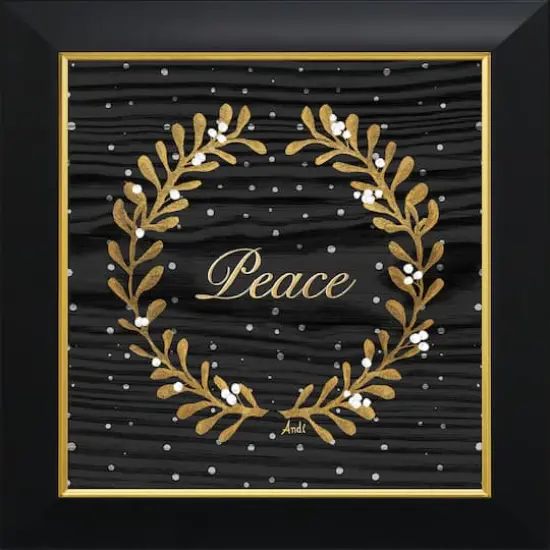 Timeless Frames&reg; Gold Peace Framed Wall D&eacute;cor {1}