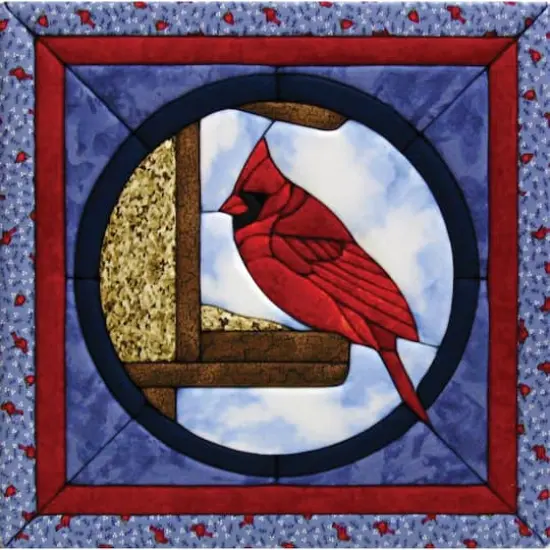 Quilt Magic&reg; Cardinal No Sew Wall Hanging Kit {1}
