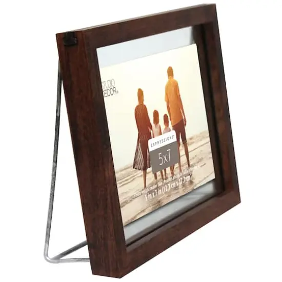 Expressions&trade; 5" x 7" Natural Wood Float Frame by Studio D&eacute;cor&reg; {3}