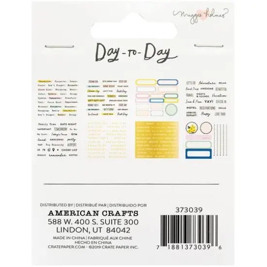 American Crafts&trade; Maggie Holmes Day-To-Day Planner Mini Sticker Book No. 2 {3}