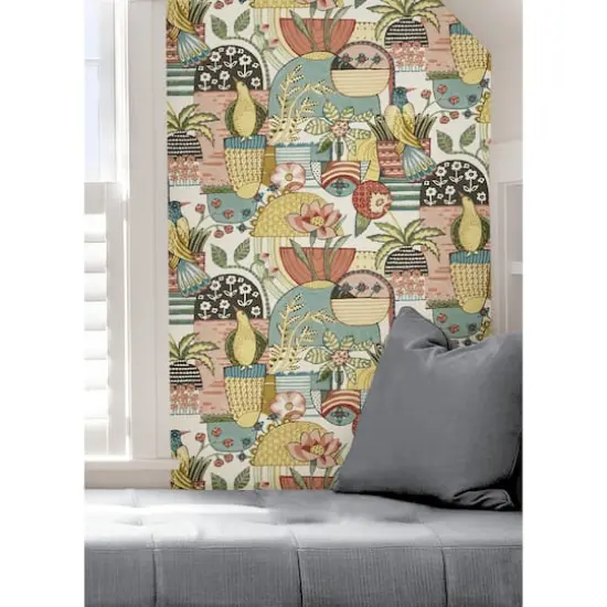 Caroline et Bettina Spice Avriel Peel & Stick Wallpaper {6}