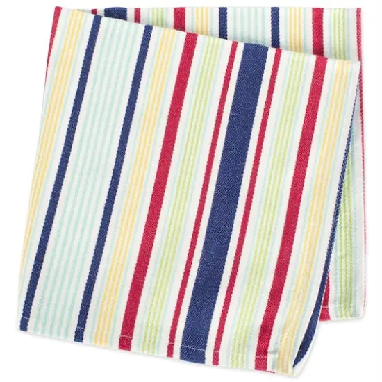 DII&reg; Basic Primary Saturated Stripe Cloth Dinner Napkins, 6ct. {7}