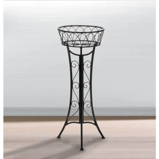 26.5'' Curlicue Single Plant Stand {3}