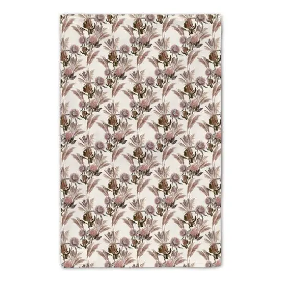Bloom Protea Tea Towel Set Cream {6}