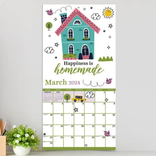 TF Publishing 2024 Home Sweet Home Farm House Wall Calendar {5}