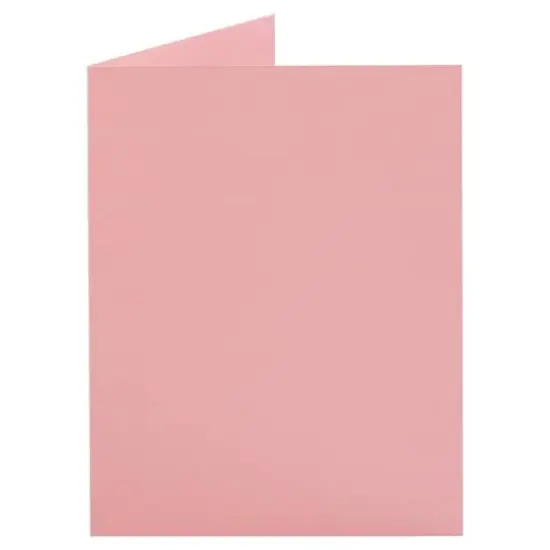 JAM Paper 4.375" x 5.438" Baby Pink Pastel Base Blank Foldover Cards, 500ct. {3}