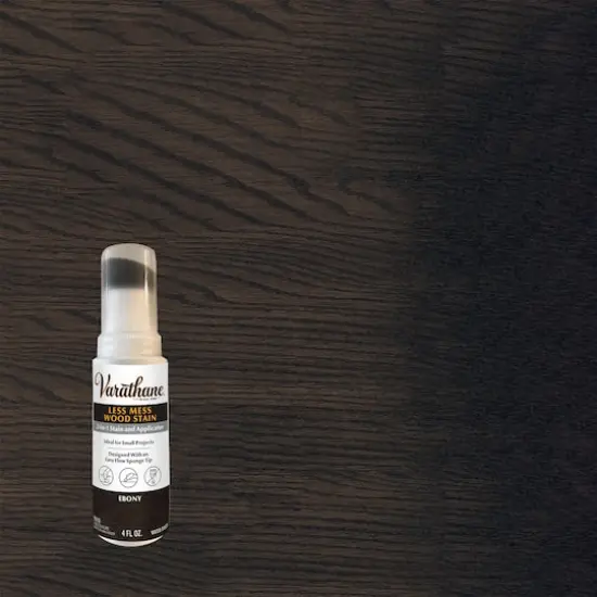 Varathane&reg; 2-in-1 Applicator & Wood Stain, 4oz. Ebony {4}