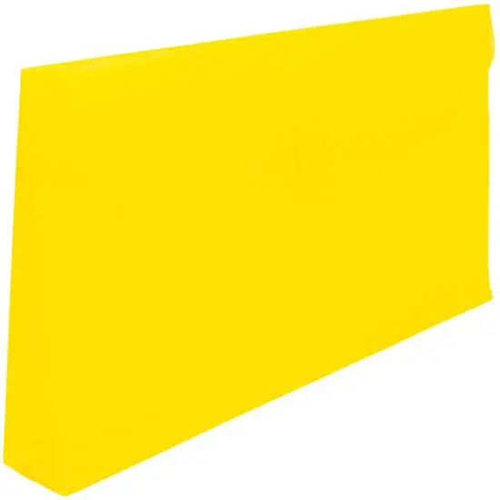 JAM Paper 5.25" x 10" Plastic Hook & Loop Closure Envelopes, 12ct. Yellow {5}