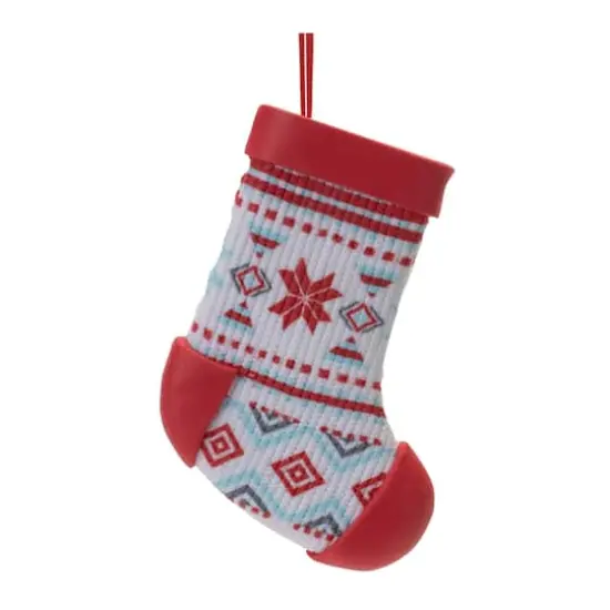 Nordic Stocking & Sweater Ornaments Set {4}