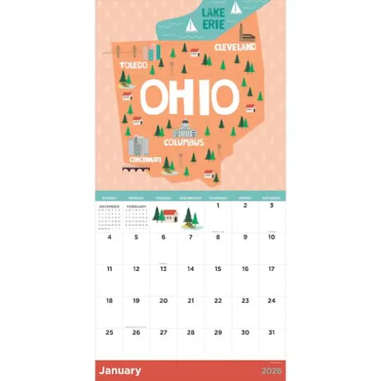 2026 Home: Ohio Wall Calendar {3}