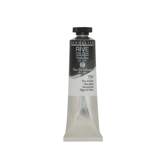 Sennelier Rive Gauche Oil Paint, 40mL 759 Mars Black {1}