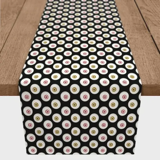 72" Glam Eyeballs Poly Twill Table Runner {4}