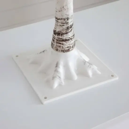 3ft. Pre-Lit White Birch Artificial Christmas Tree, Warm White LED Lights {6}