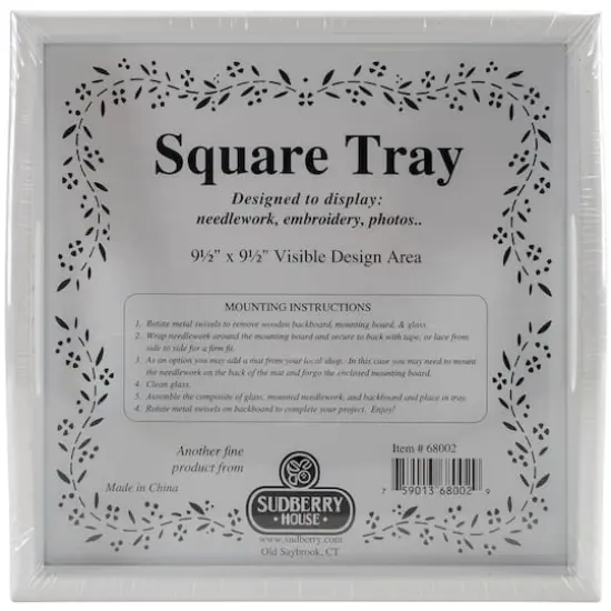 Sudberry House White Small Square Tray {1}