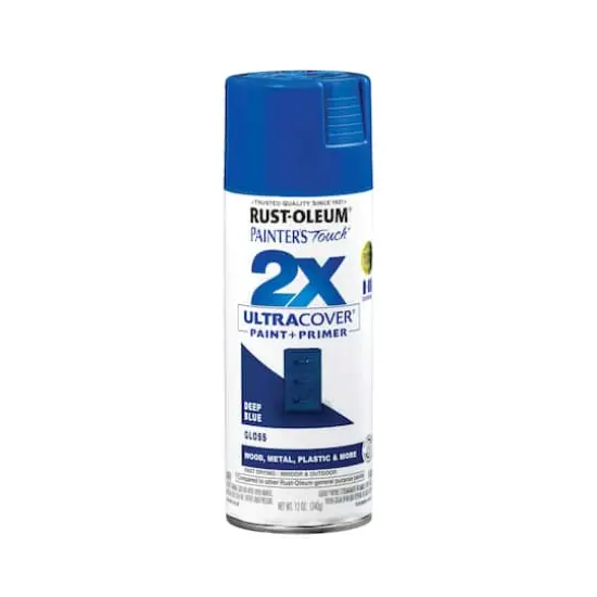 Rust-Oleum&reg; Painter's Touch&reg; 2X Ultra Cover&reg; Gloss Spray Paint Deep Blue {1}