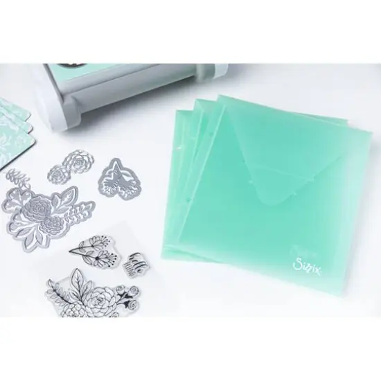 Sizzix&trade; Mint Julep Plastic Storage Envelopes, 3ct. {4}