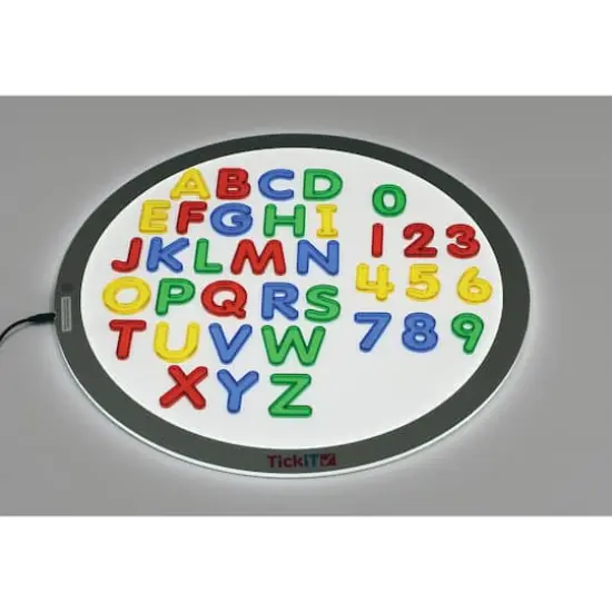 Edx Education Transparent Letters & Number Set {4}