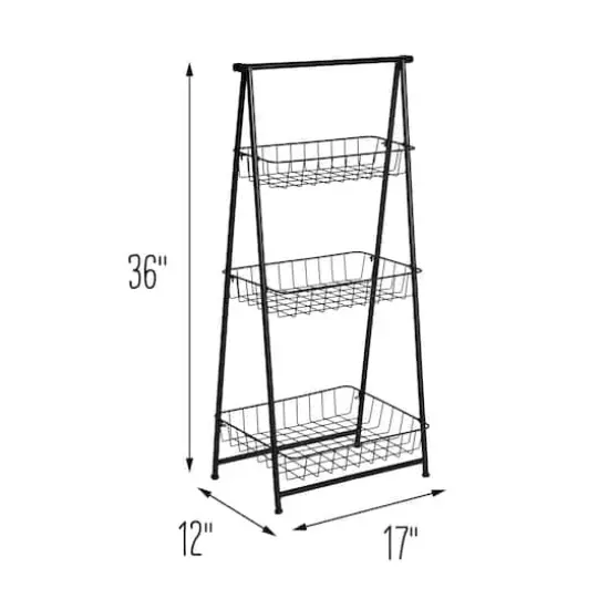 Honey Can Do 3-Tier Folding A-Frame Caddy {7}