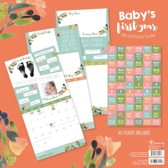 TF Publishing Baby's First Year Undated Keepsake Wall Calendar {3}
