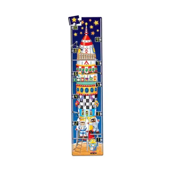 Long & Tall Puzzle - 123 Rocket Ship: 50+ Pcs {3}