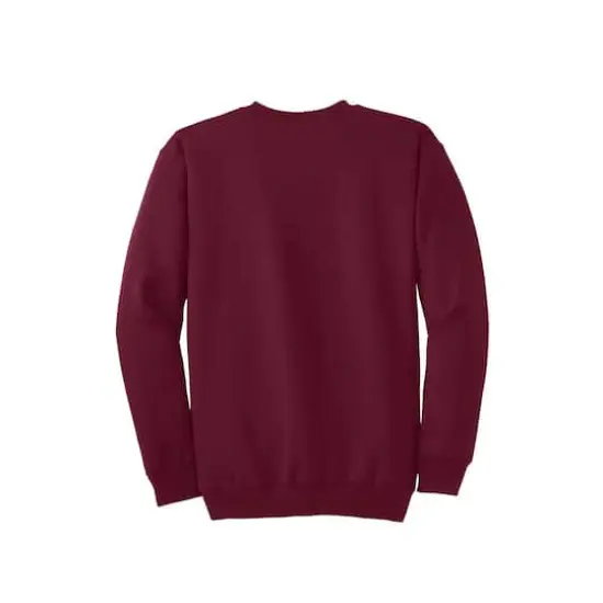 Port & Company&reg; Essential Fleece Crewneck Sweatshirt Cardinal {5}