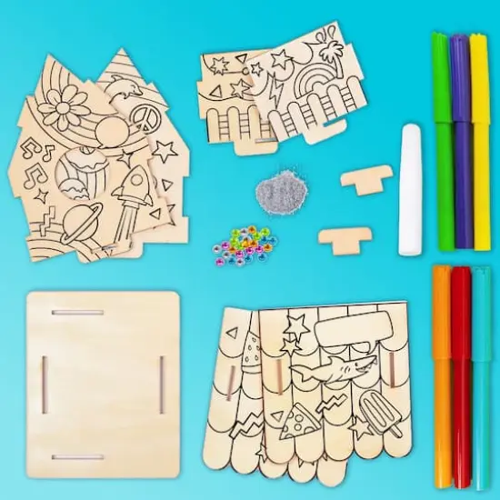 Color Zone&reg; Doodle Birdhouse Kit {4}