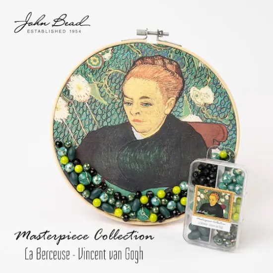 John Bead Masterpiece Collection Glass Bead Box Mix La Berceuse/Vincent van Gogh {5}