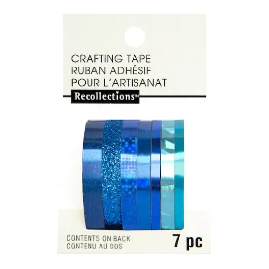 Blue Foil & Glitter Crafting Tape Set by Recollections&trade; {3}
