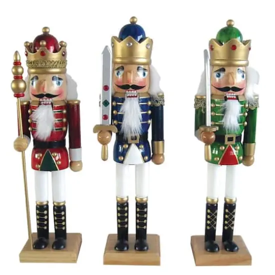 Santa's Workshop 14" Royal King Nutcracker Set, 3ct. {1}