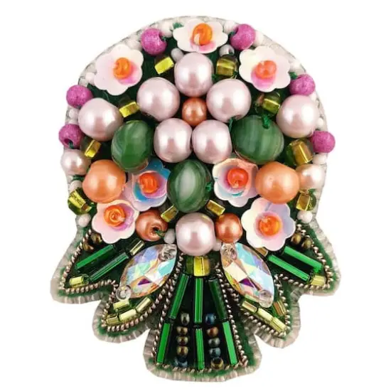 Charivna Mit Brooch Bouquet Beadwork Kit {1}