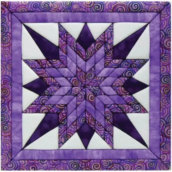 Quilt-Magic&reg; Starburst No Sew Wall Hanging Kit {1}