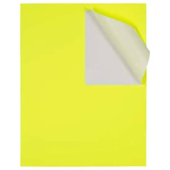 JAM Paper Extra Large Shipping Address Label Stickers Neon Yellow {5}
