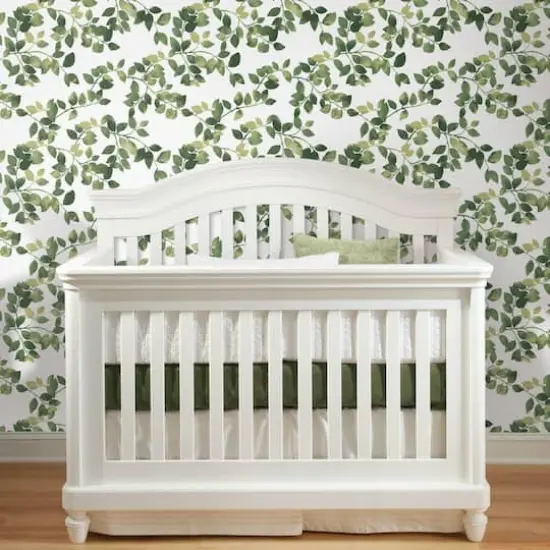RoomMates Latvus Peel & Stick Wallpaper Green, White {4}