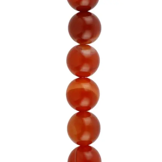 Red Dyed Stripe Agate Round Beads, 10mm by Bead Landing&trade; {1}