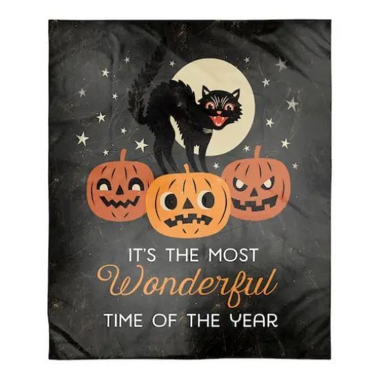 It's the Most Wonderful Time of the Year 50" x 60" Sherpa Fleece Blanket {1}