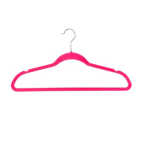Simplify Slim Velvet Suit Hangers, 25ct. Neon {13}