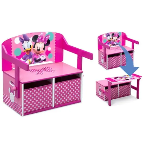 Disney&reg; Minnie Mouse Convertible Activity Bench {1}