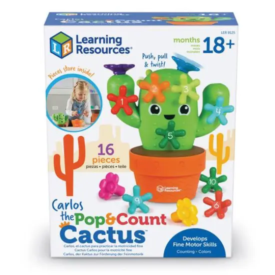 Learning Resources Carlos the Pop & Count Cactus {5}