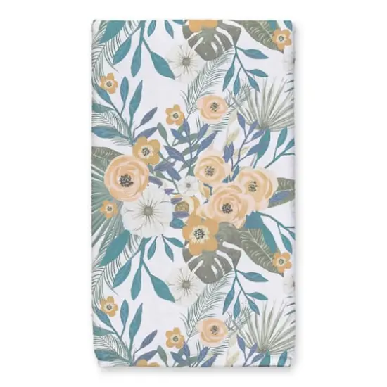 Feels Like Home Tropical Floral Tea Towel Set White {4}