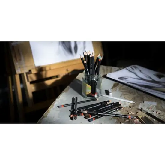 Derwent&reg; Tinted Charcoal Pencil 6 Color Set {3}