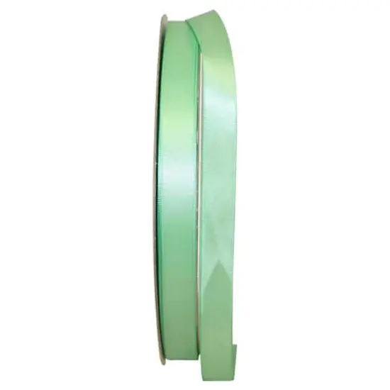 JAM Paper 5/8" x 100yd. Double Face Satin Ribbon Mint {1}