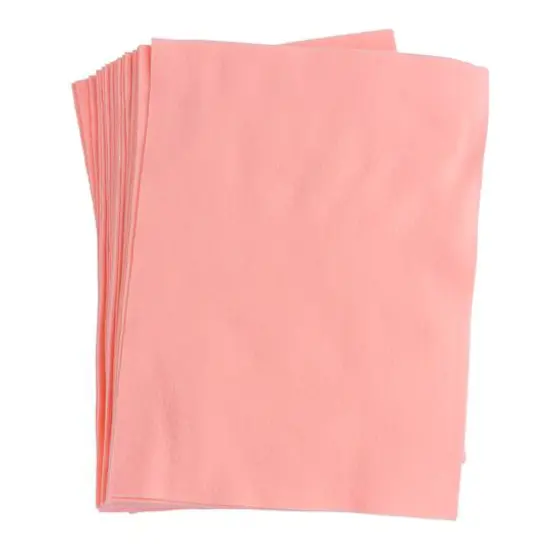 John Bead9" x 12" Acrylic Craft Felt Sheets, 25ct. Pink {1}