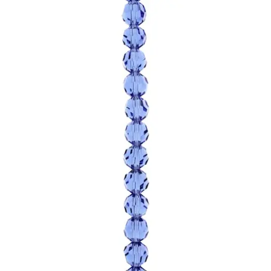 Preciosa Glass Crystal Round Beads, 6mm by Bead Landing&trade; Sapphire {1}