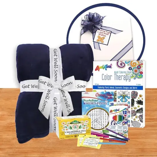 Get Well Soon Basket of Thoughtfulness & Comfort Gift Set {1}
