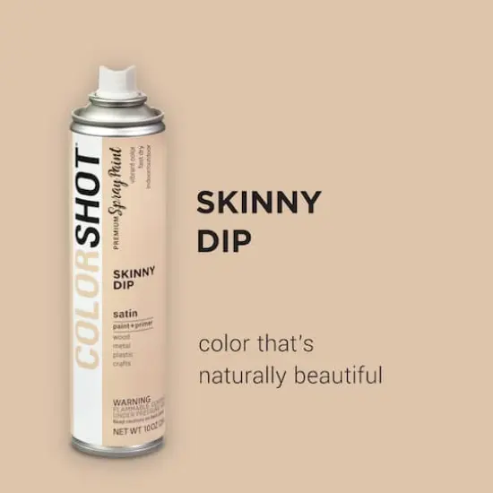 COLORSHOT&reg; Premium Satin Spray Paint Skinny Dip {4}