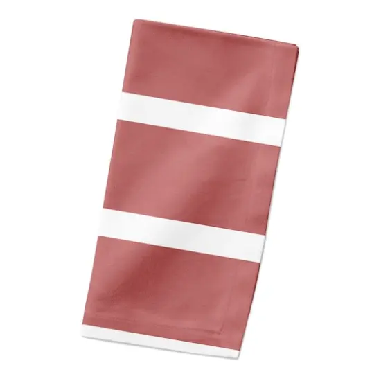 Retro Circle Pattern 10" x 10" Cotton Twill Napkin {3}