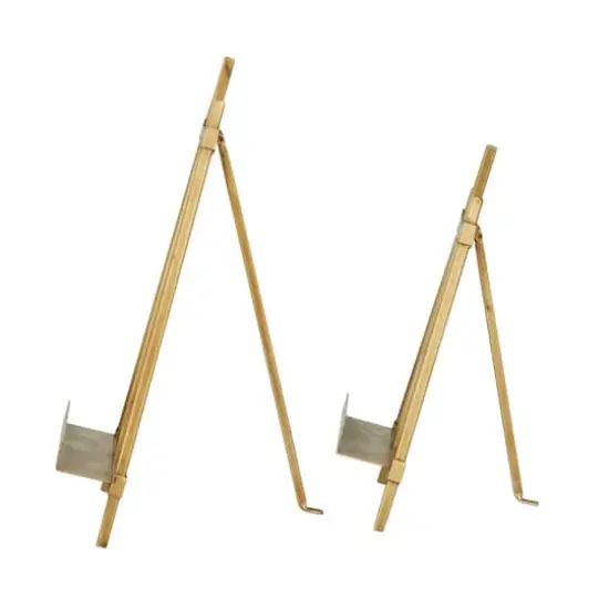 Gold Traditional Easel, {3}