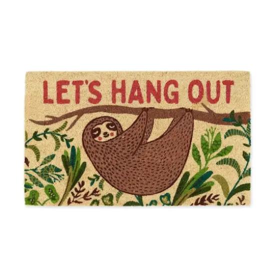 DII&reg; Let's Hang Out Sloth Doormat {1}
