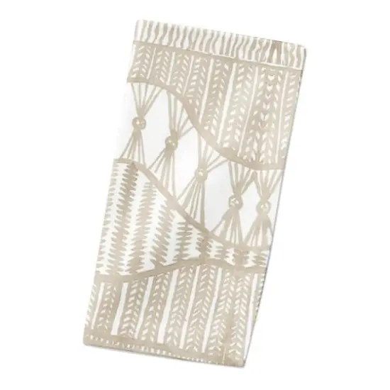 Lace Pattern Cotton Twill Napkin Cream {3}